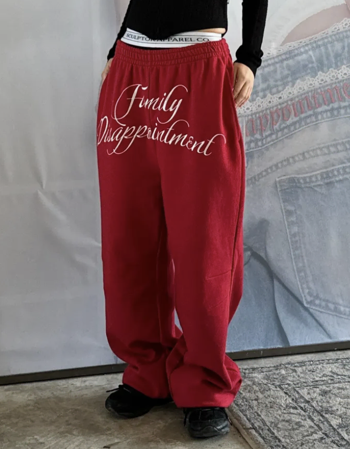 [새제품] 스컬프터 Bad Seed Sweatpants Red XL